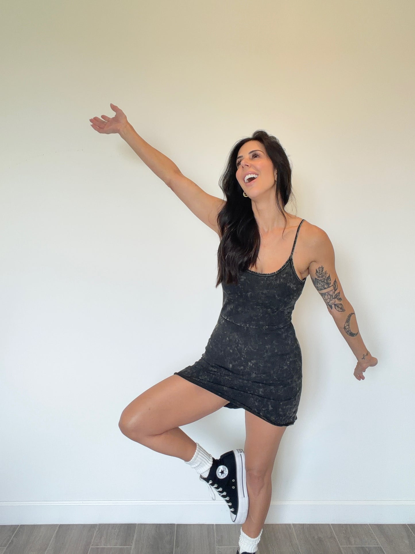 Off Duty Romper Dress