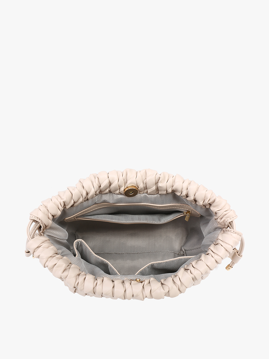 Plot Twist Purse- Beige