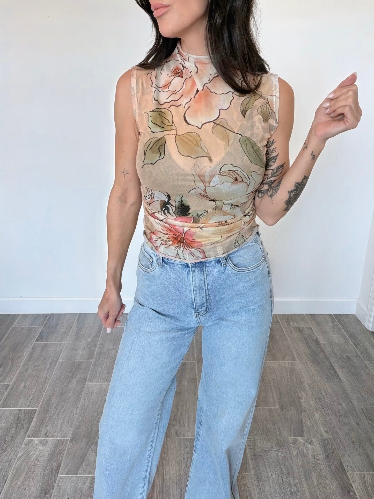 Bloom Mesh Top