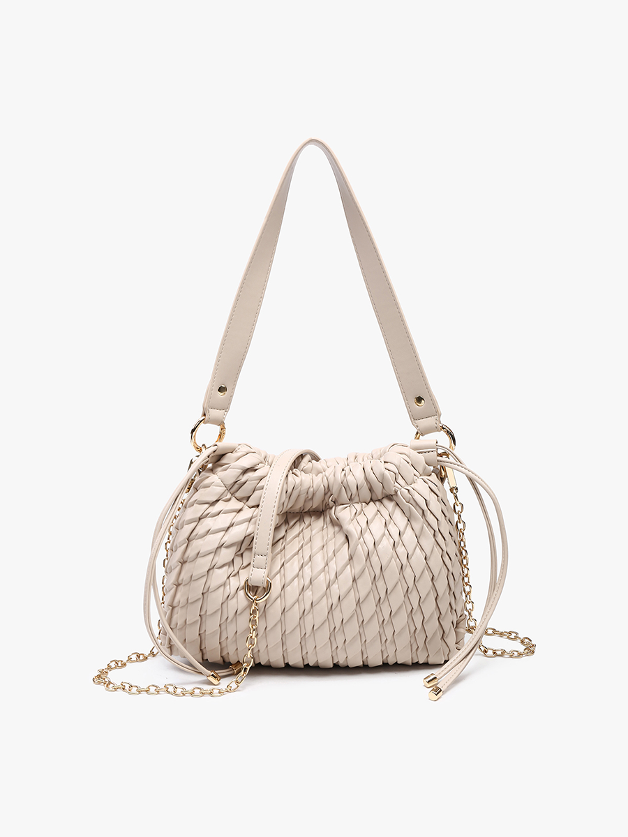 Plot Twist Purse- Beige