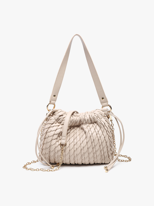 Plot Twist Purse-Taupe