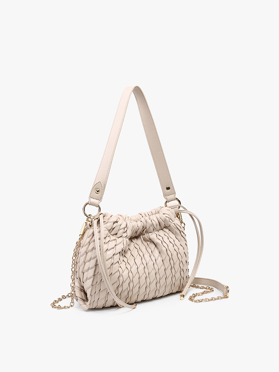 Plot Twist Purse- Beige