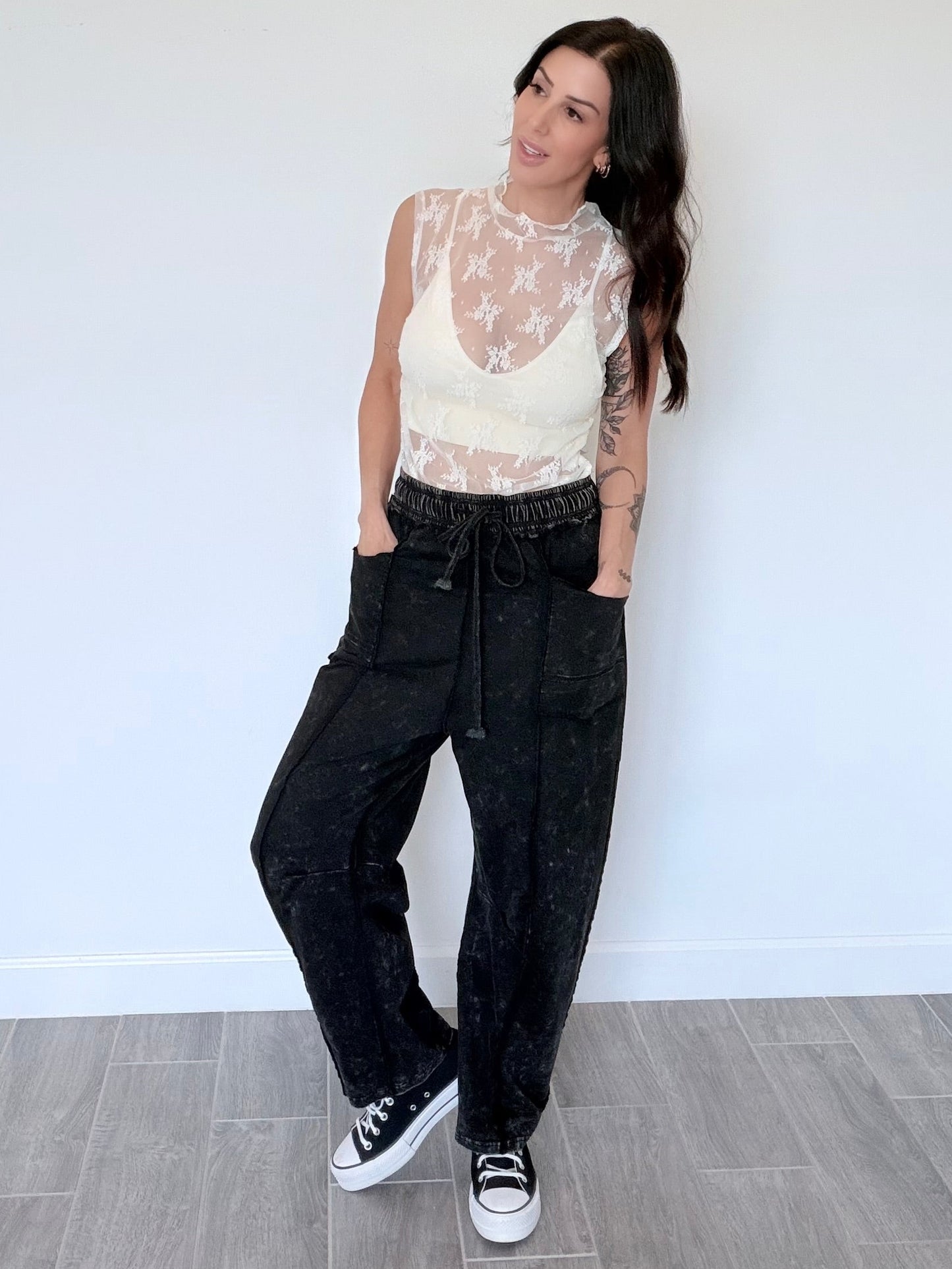 Sheer Floral Tank