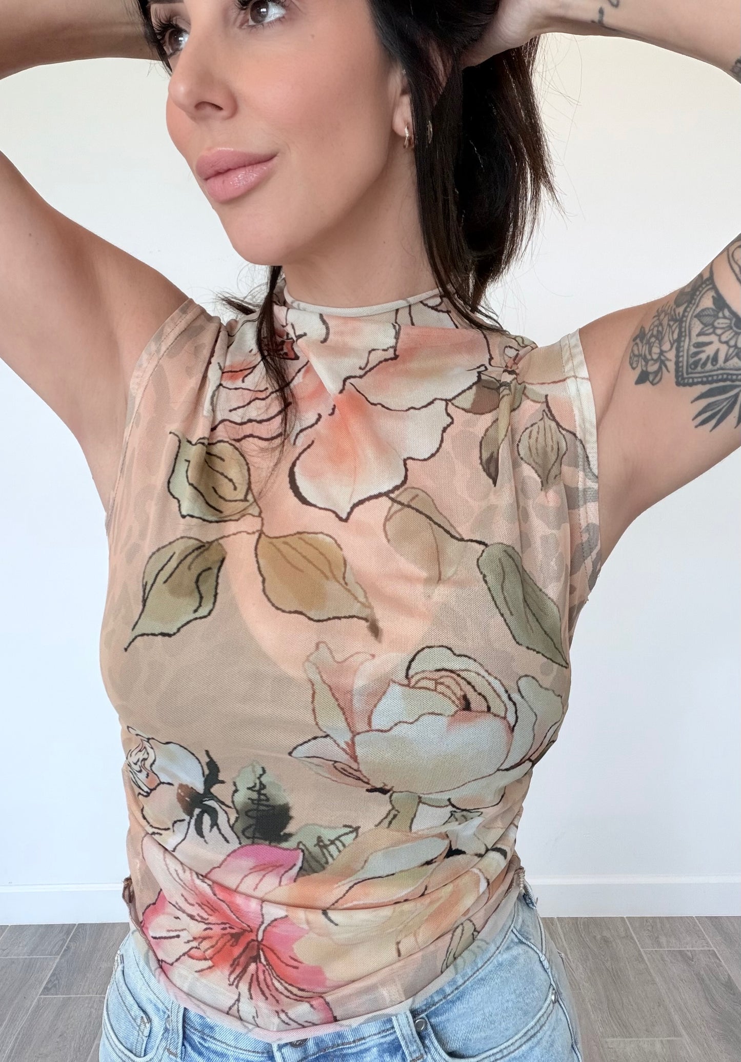 Bloom Mesh Top