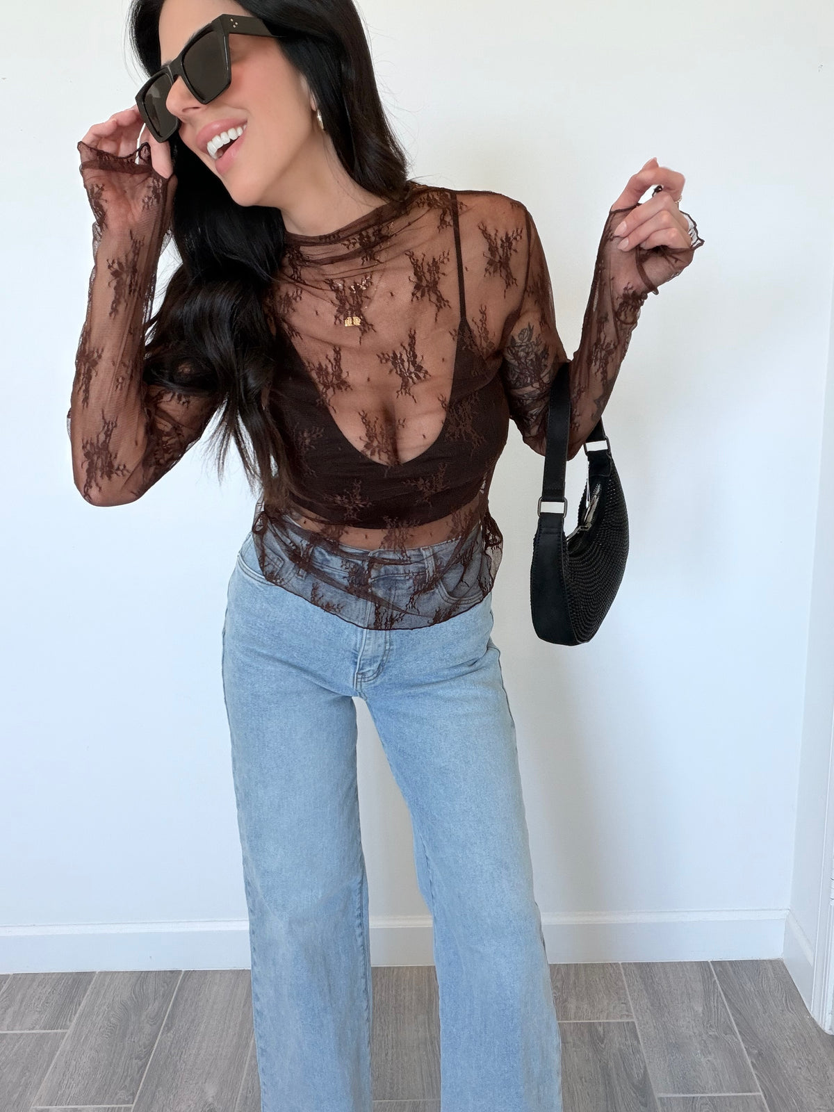 Lacy Long Sleeve Top