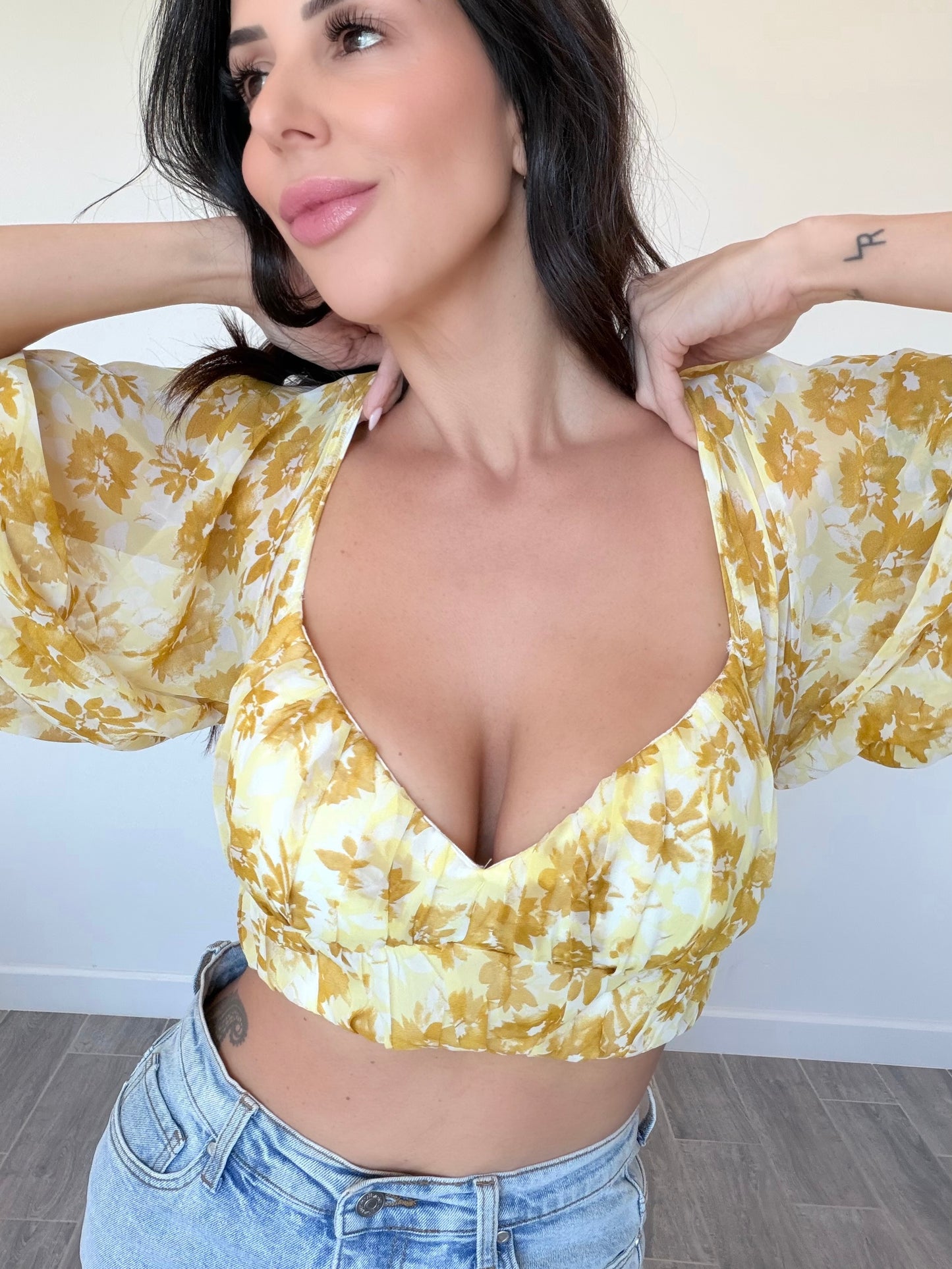 Honey Bloom Crop Top