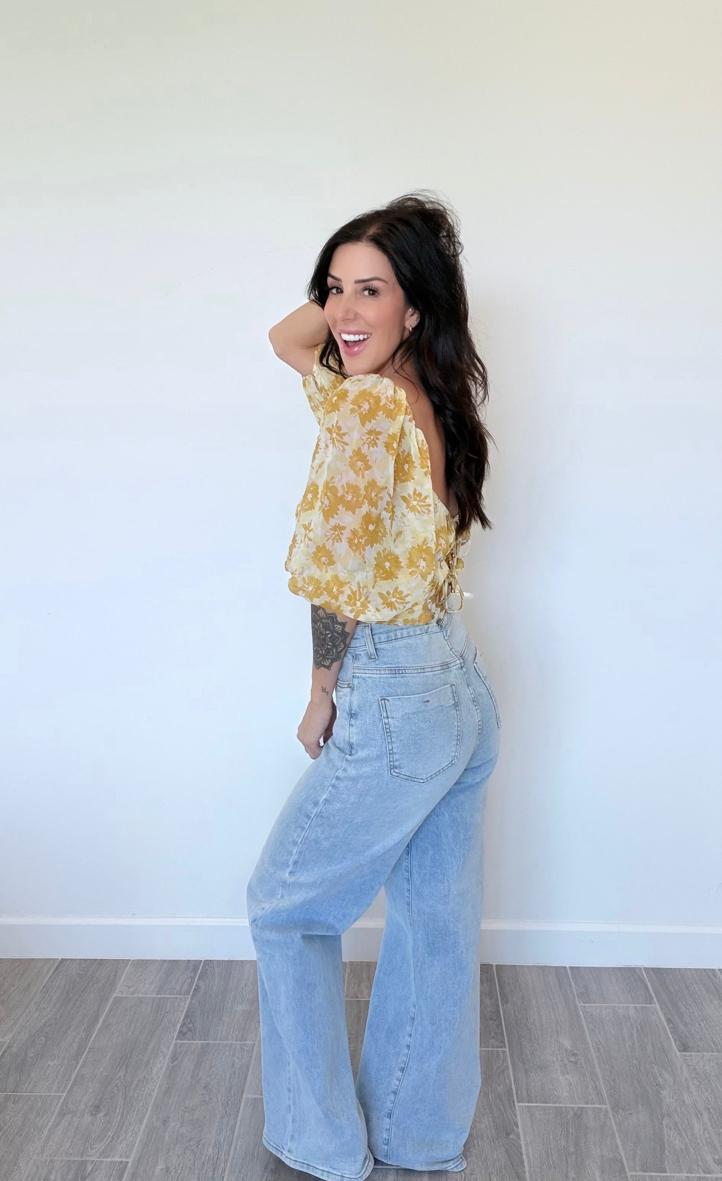 Honey Bloom Crop Top