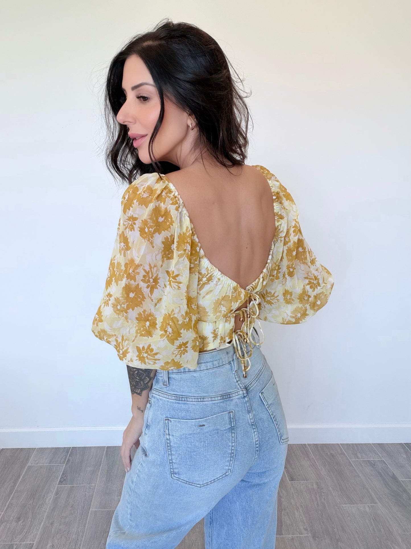 Honey Bloom Crop Top