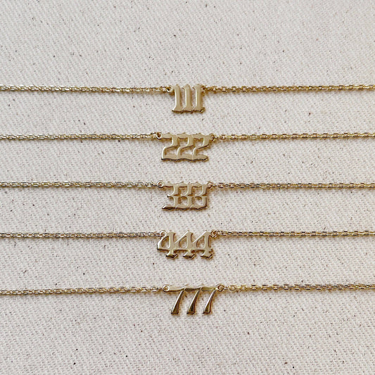 Angel Number Necklace